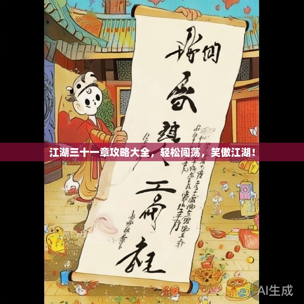江湖三十一章攻略大全，轻松闯荡，笑傲江湖！