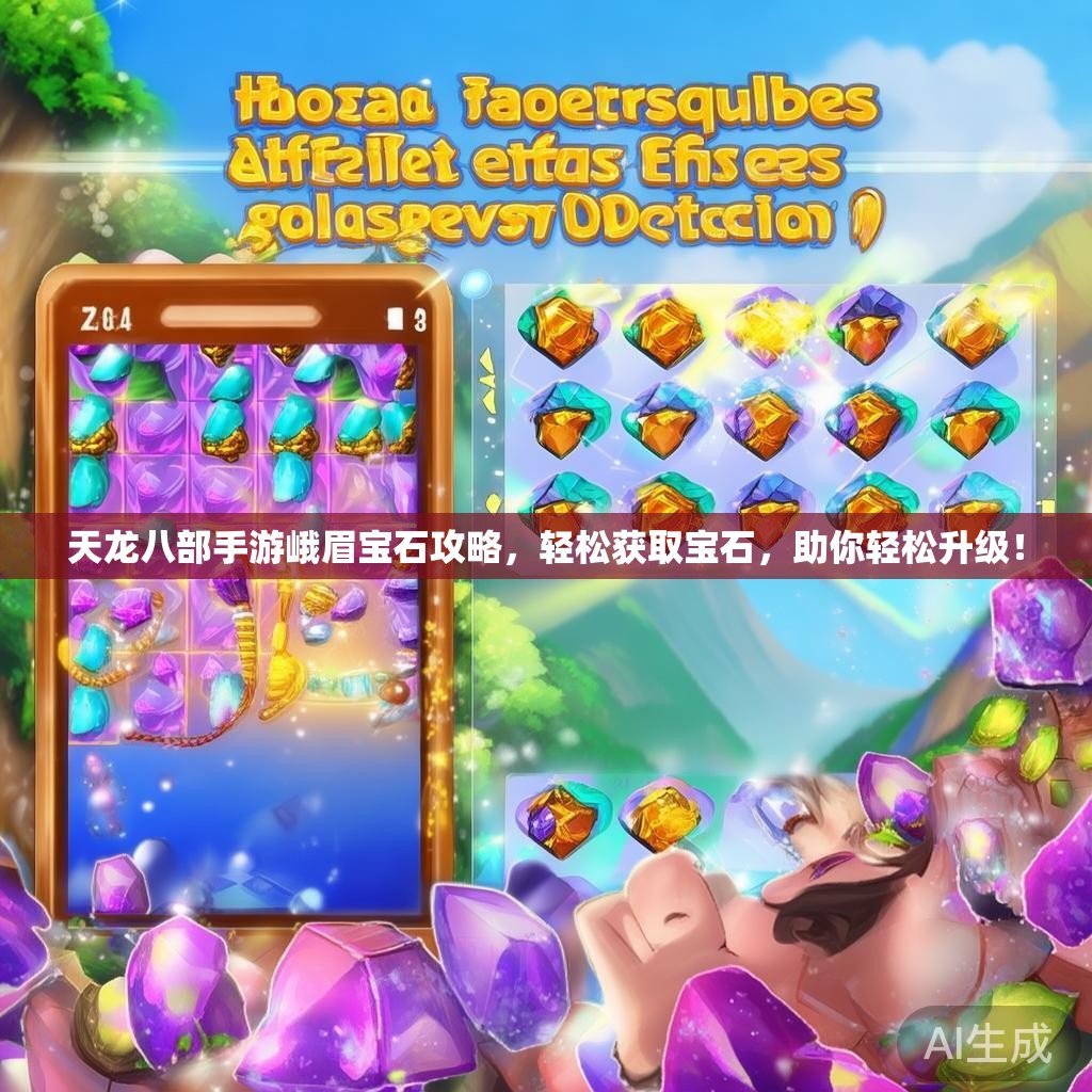 天龙八部手游峨眉宝石攻略，轻松获取宝石，助你轻松升级！