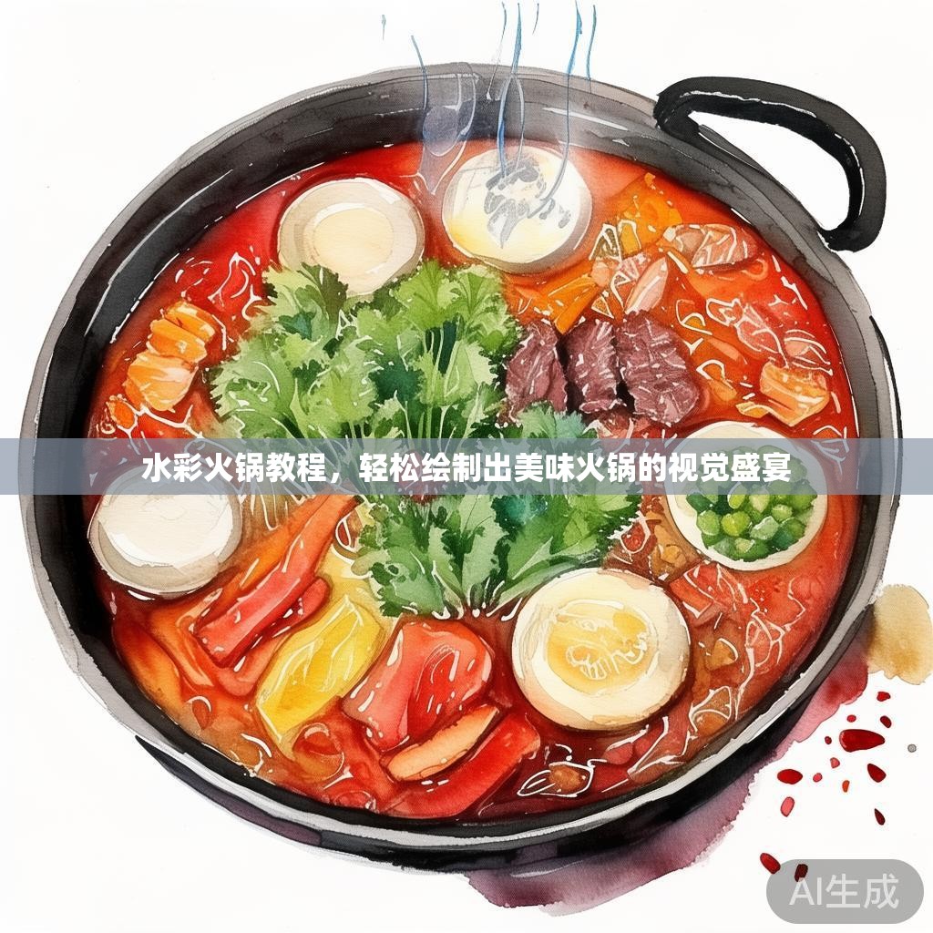 水彩火锅教程，轻松绘制出美味火锅的视觉盛宴
