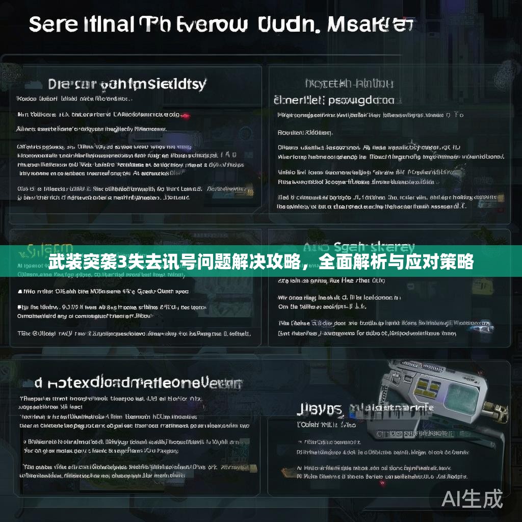 武装突袭3失去讯号问题解决攻略，全面解析与应对策略