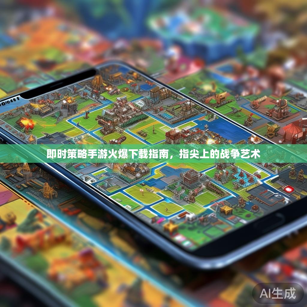 即时策略手游火爆下载指南，指尖上的战争艺术