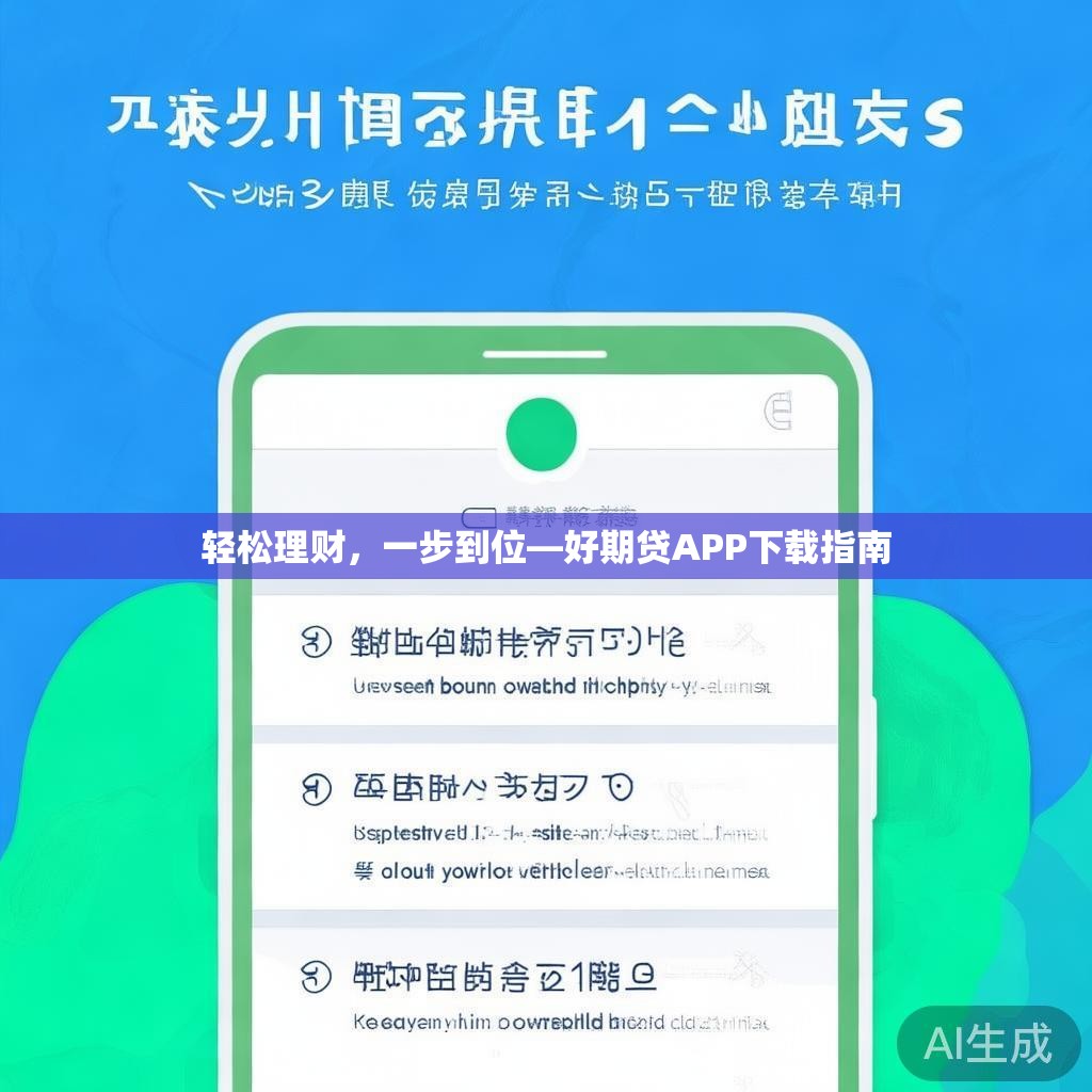 轻松理财，一步到位—好期贷APP下载指南