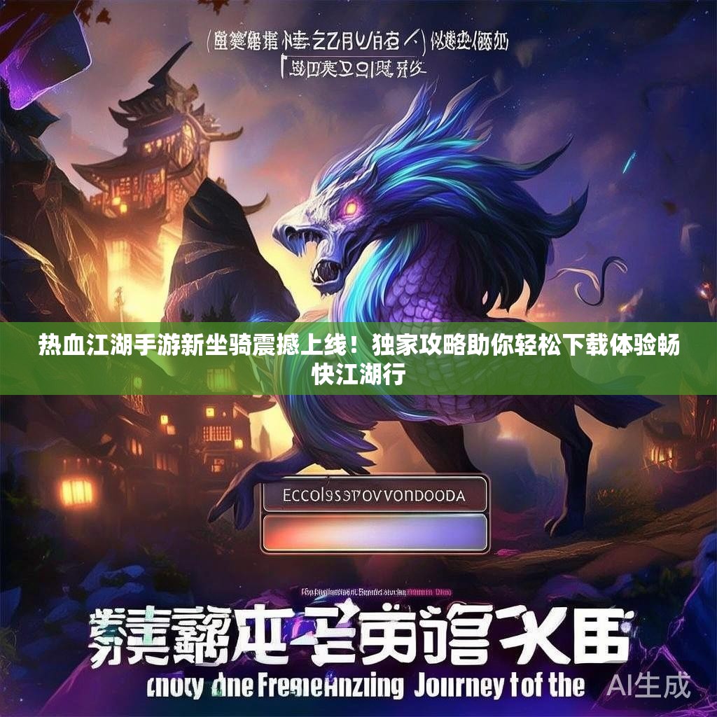 热血江湖手游新坐骑震撼上线!独家攻略助你轻松下载体验畅快江湖行 热血江湖手游新坐骑震撼上线!独家攻略助你轻松下载体验畅快江湖行