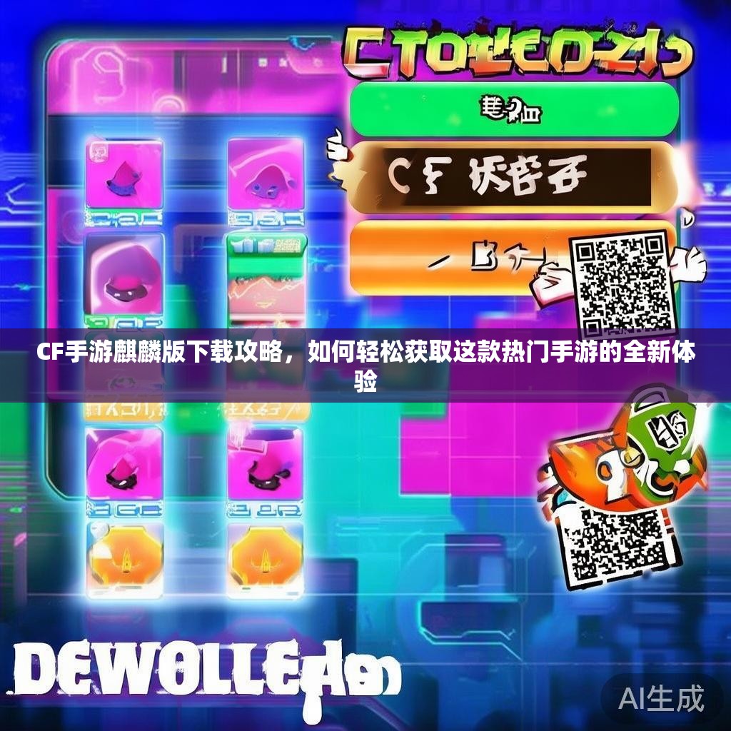 CF手游麒麟版下载攻略，如何轻松获取这款热门手游的全新体验