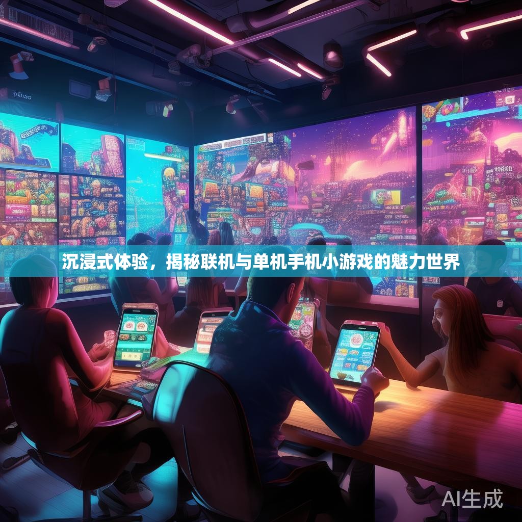 沉浸式体验，揭秘联机与单机手机小游戏的魅力世界