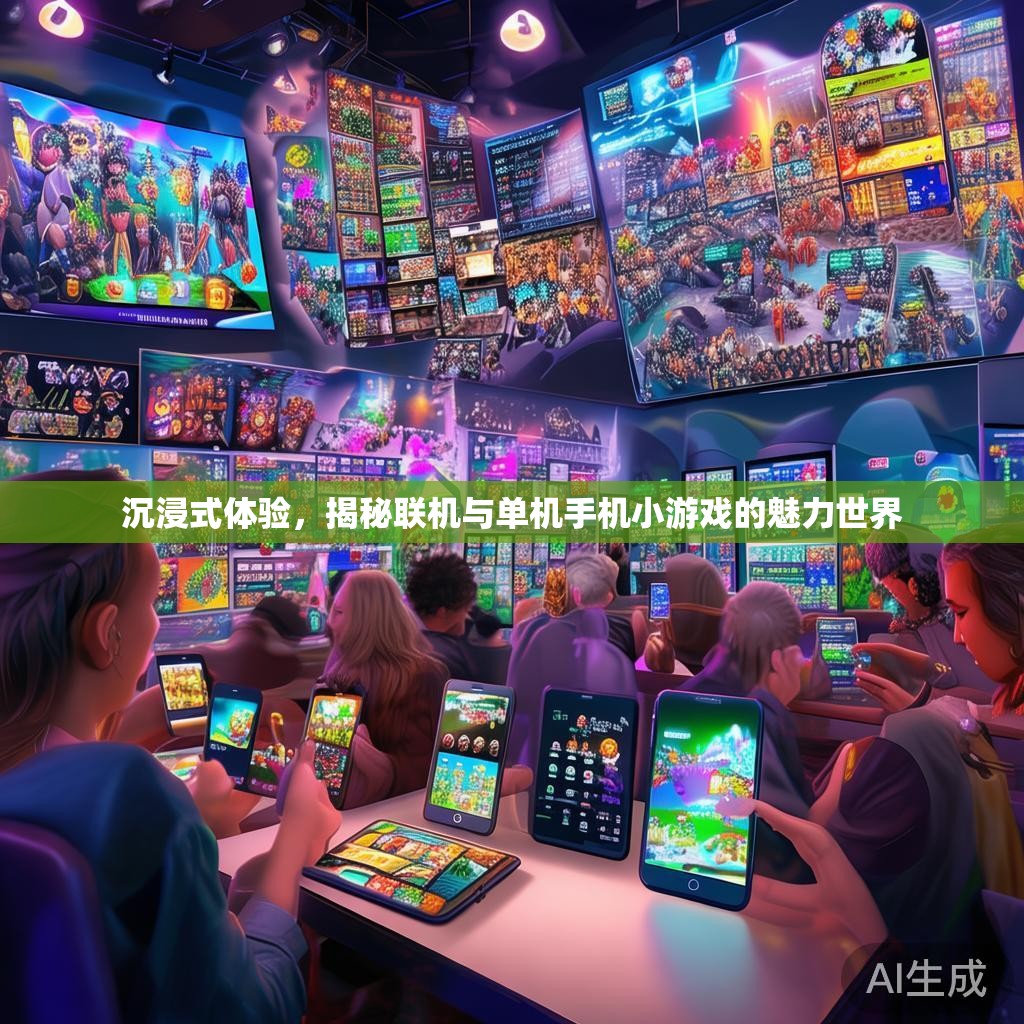 沉浸式体验，揭秘联机与单机手机小游戏的魅力世界