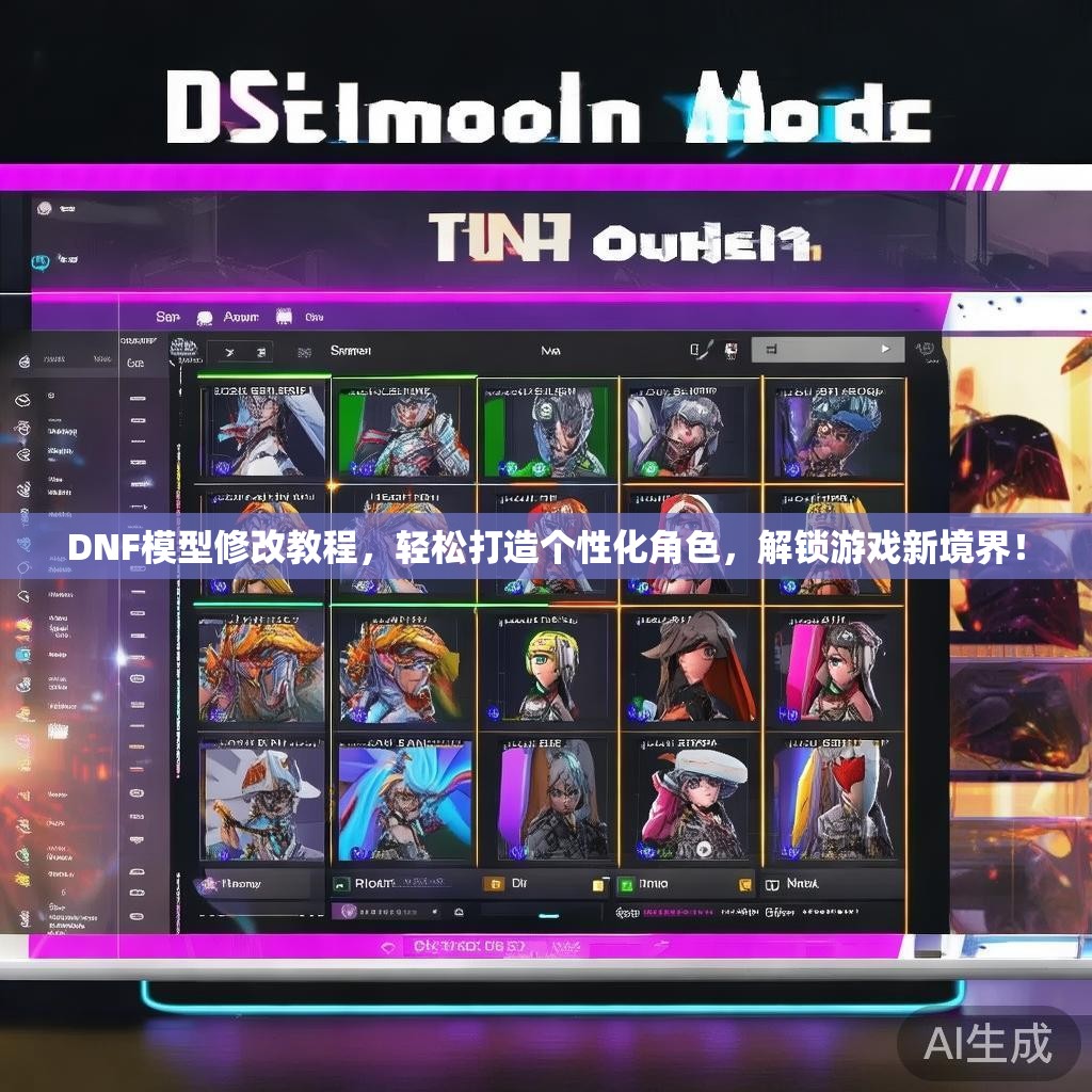 DNF模型修改教程，轻松打造个性化角色，解锁游戏新境界！