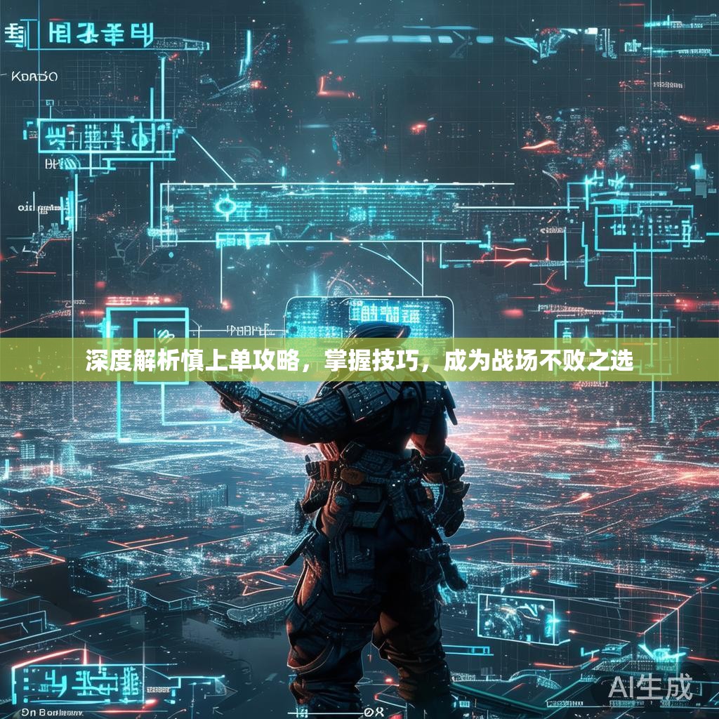 深度解析慎上单攻略,掌握技巧,成为战场不败之选 深度解析慎上单攻略,掌握技巧,成为战场不败之选