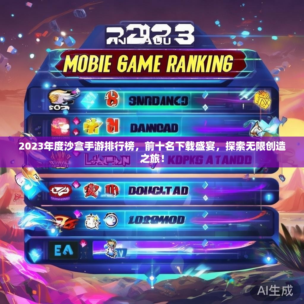 2023年度沙盒手游排行榜，前十名下载盛宴，探索无限创造之旅！