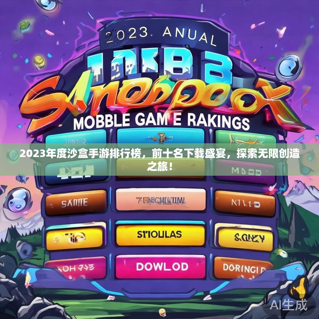 2023年度沙盒手游排行榜，前十名下载盛宴，探索无限创造之旅！
