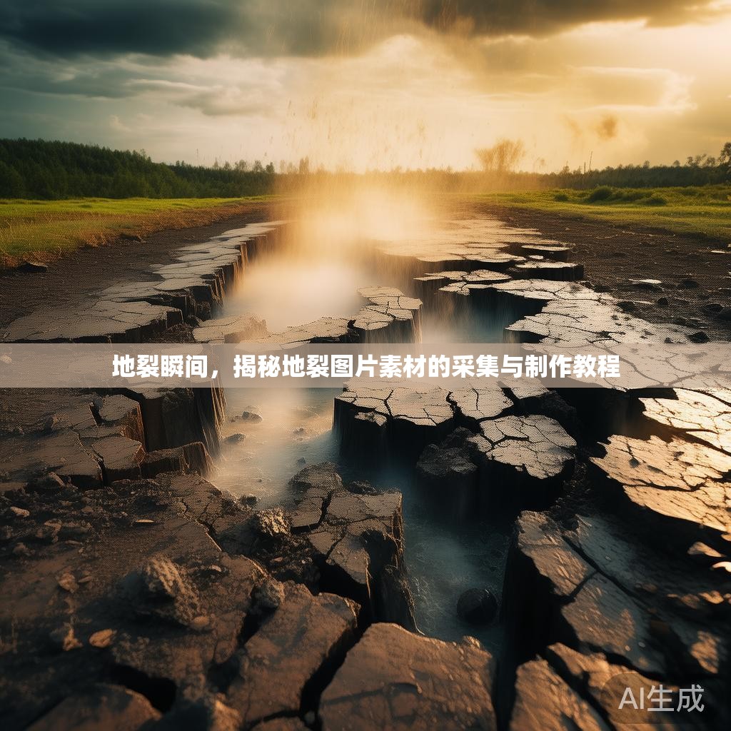 地裂瞬间，揭秘地裂图片素材的采集与制作教程