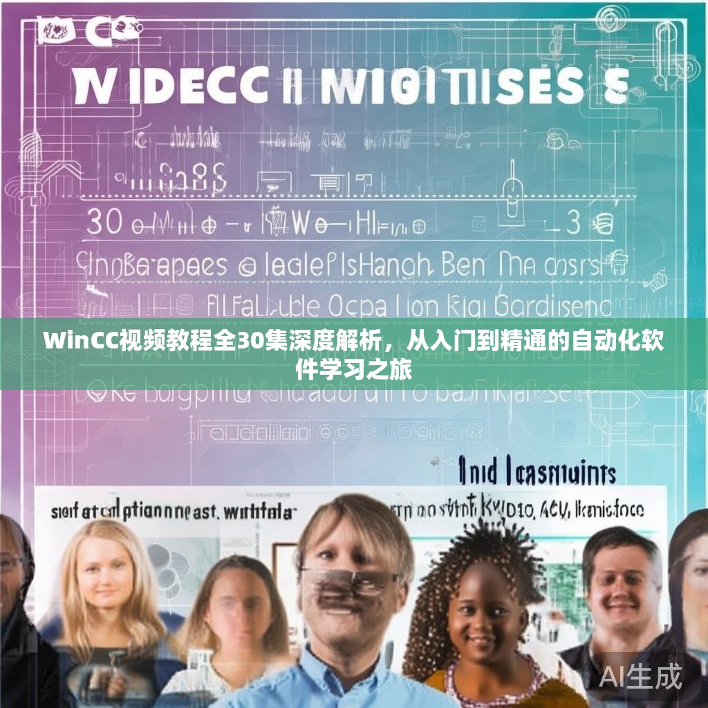 WinCC视频教程全30集深度解析,从入门到精通的自动化软件学习之旅 WinCC视频教程全30集深度解析,从入门到精通的自动化软件学习之旅