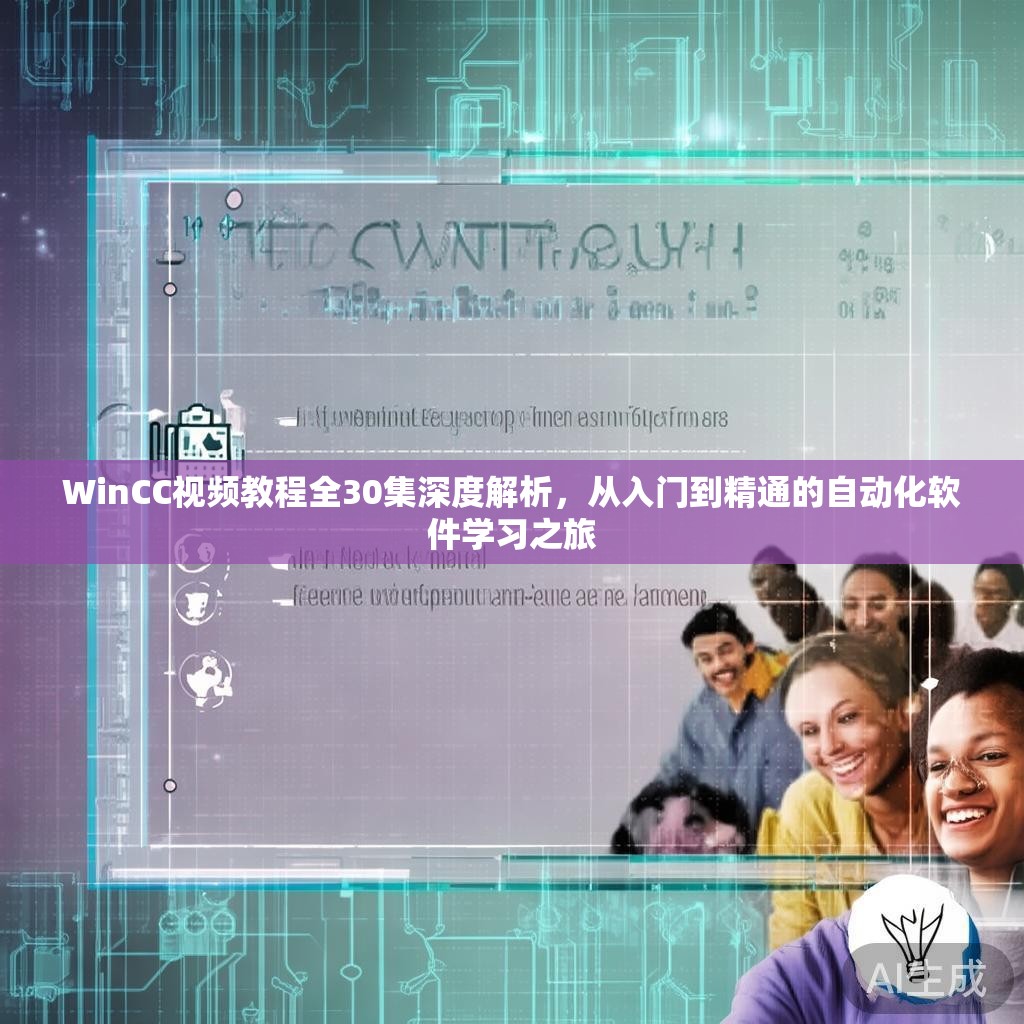 WinCC视频教程全30集深度解析,从入门到精通的自动化软件学习之旅 WinCC视频教程全30集深度解析,从入门到精通的自动化软件学习之旅