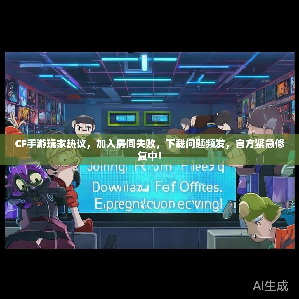 CF手游玩家热议,加入房间失败,下载问题频发,官方紧急修复中! CF手游玩家热议,加入房间失败,下载问题频发,官方紧急修复中!