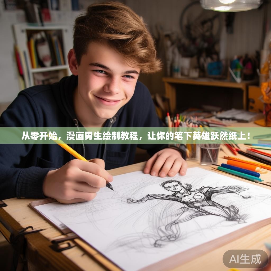 从零开始,漫画男生绘制教程,让你的笔下英雄跃然纸上! 从零开始,漫画男生绘制教程,让你的笔下英雄跃然纸上!