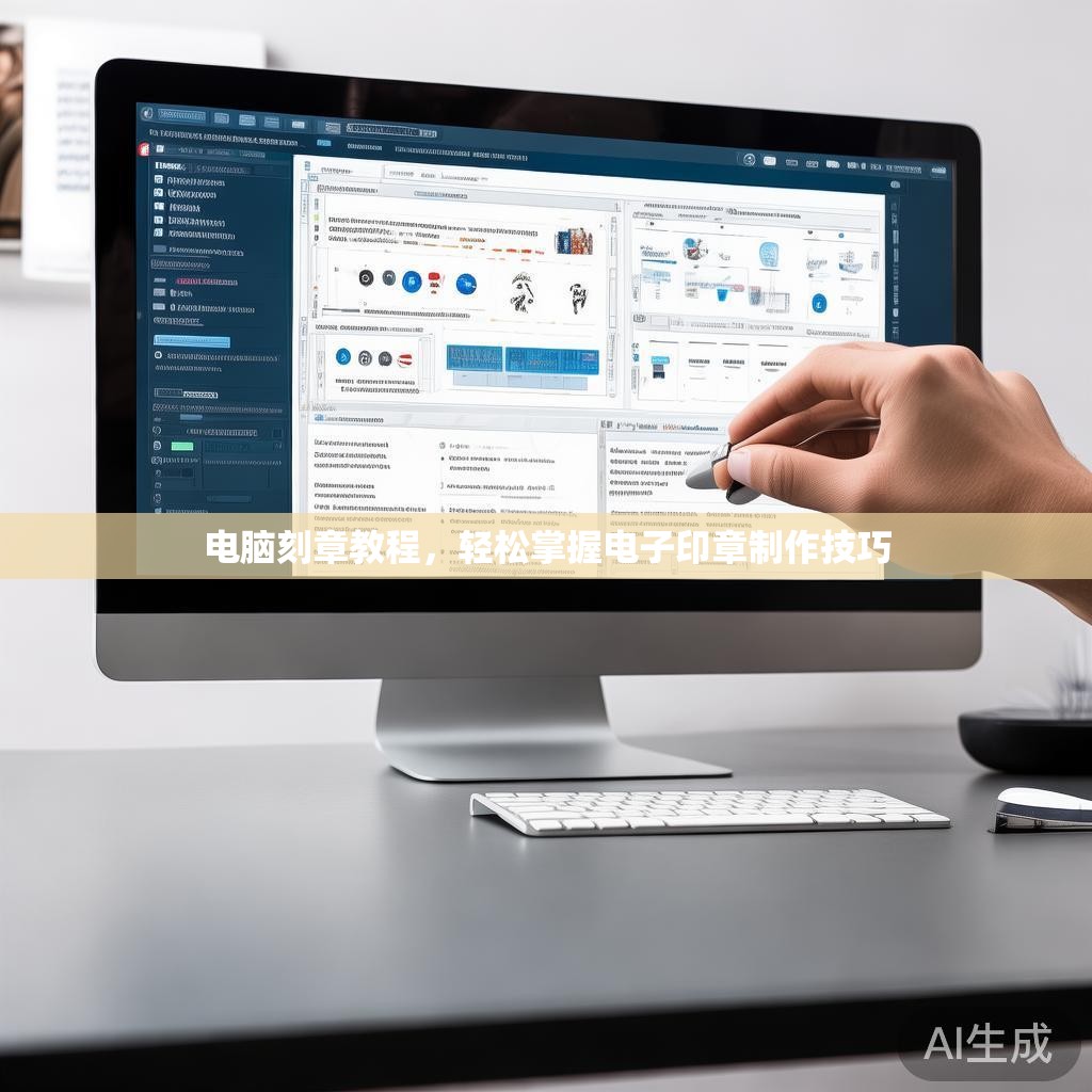 电脑刻章教程，轻松掌握电子印章制作技巧