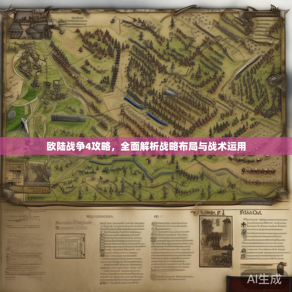 欧陆战争4攻略，全面解析战略布局与战术运用