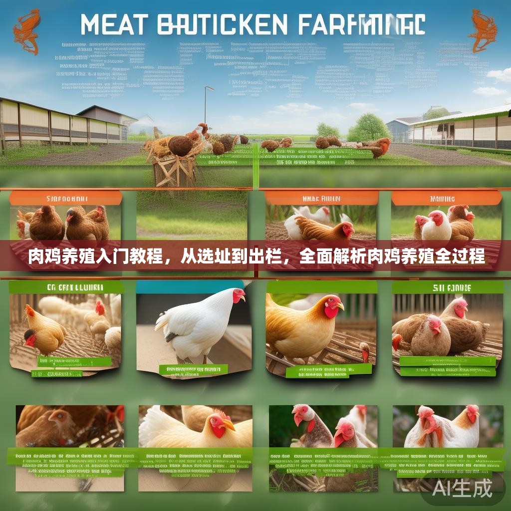 肉鸡养殖入门教程，从选址到出栏，全面解析肉鸡养殖全过程