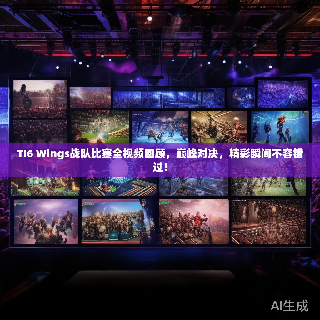 TI6 Wings战队比赛全视频回顾,巅峰对决,精彩瞬间不容错过! TI6 Wings战队比赛全视频回顾,巅峰对决,精彩瞬间不容错过!