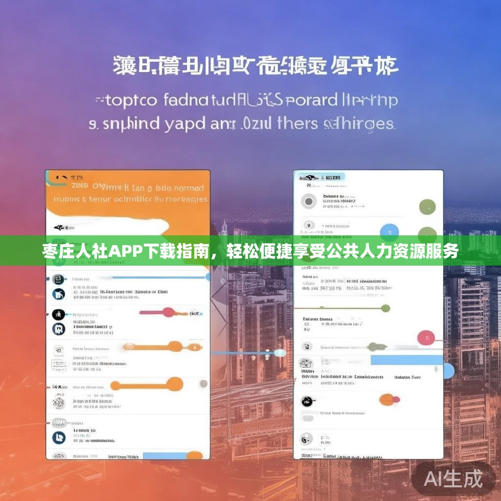 枣庄人社APP下载指南,轻松便捷享受公共人力资源服务 枣庄人社APP下载指南,轻松便捷享受公共人力资源服务