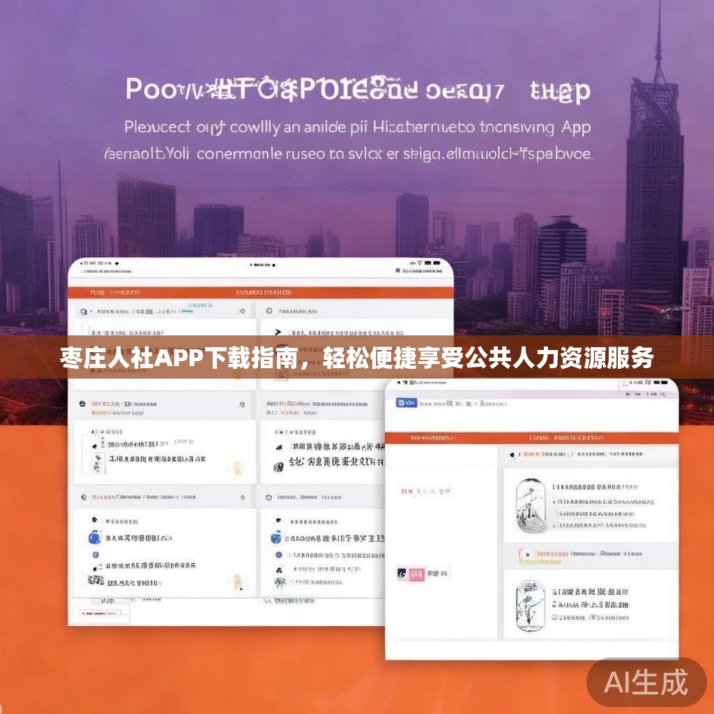 枣庄人社APP下载指南,轻松便捷享受公共人力资源服务 枣庄人社APP下载指南,轻松便捷享受公共人力资源服务