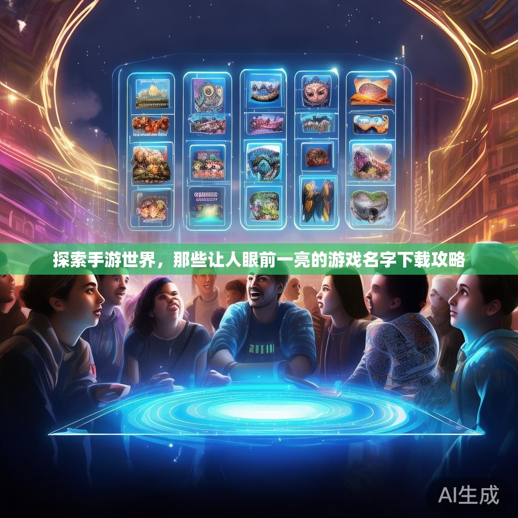 探索手游世界,那些让人眼前一亮的游戏名字下载攻略 探索手游世界,那些让人眼前一亮的游戏名字下载攻略