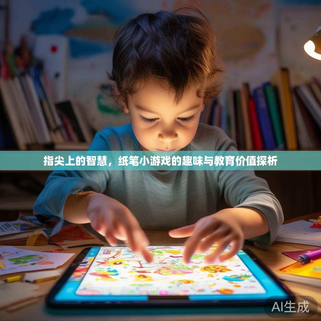 指尖上的智慧，纸笔小游戏的趣味与教育价值探析