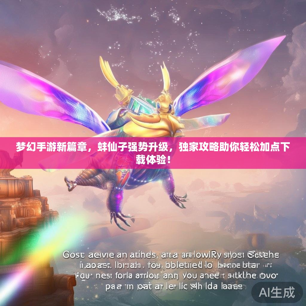 梦幻手游新篇章,蚌仙子强势升级,独家攻略助你轻松加点下载体验! 梦幻手游新篇章,蚌仙子强势升级,独家攻略助你轻松加点下载体验!