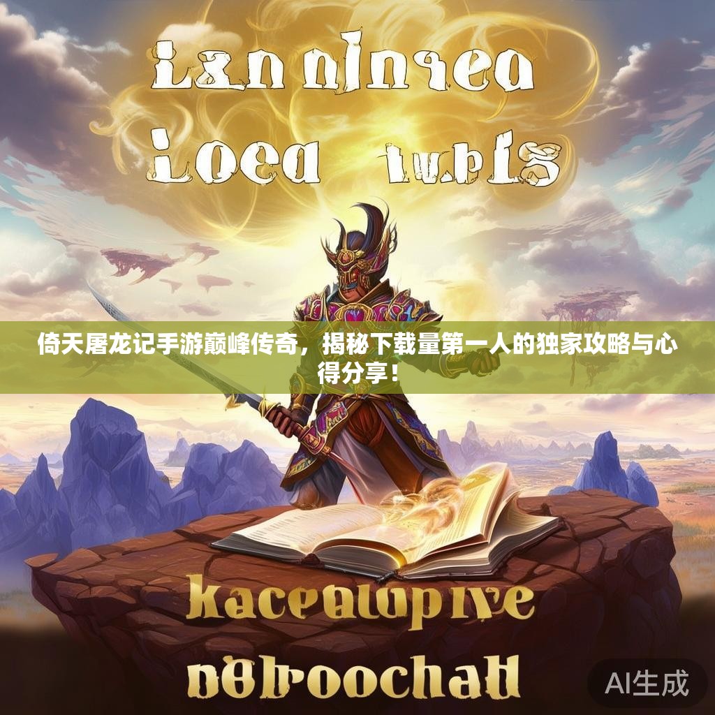 倚天屠龙记手游巅峰传奇,揭秘下载量第一人的独家攻略与心得分享! 倚天屠龙记手游巅峰传奇,揭秘下载量第一人的独家攻略与心得分享!