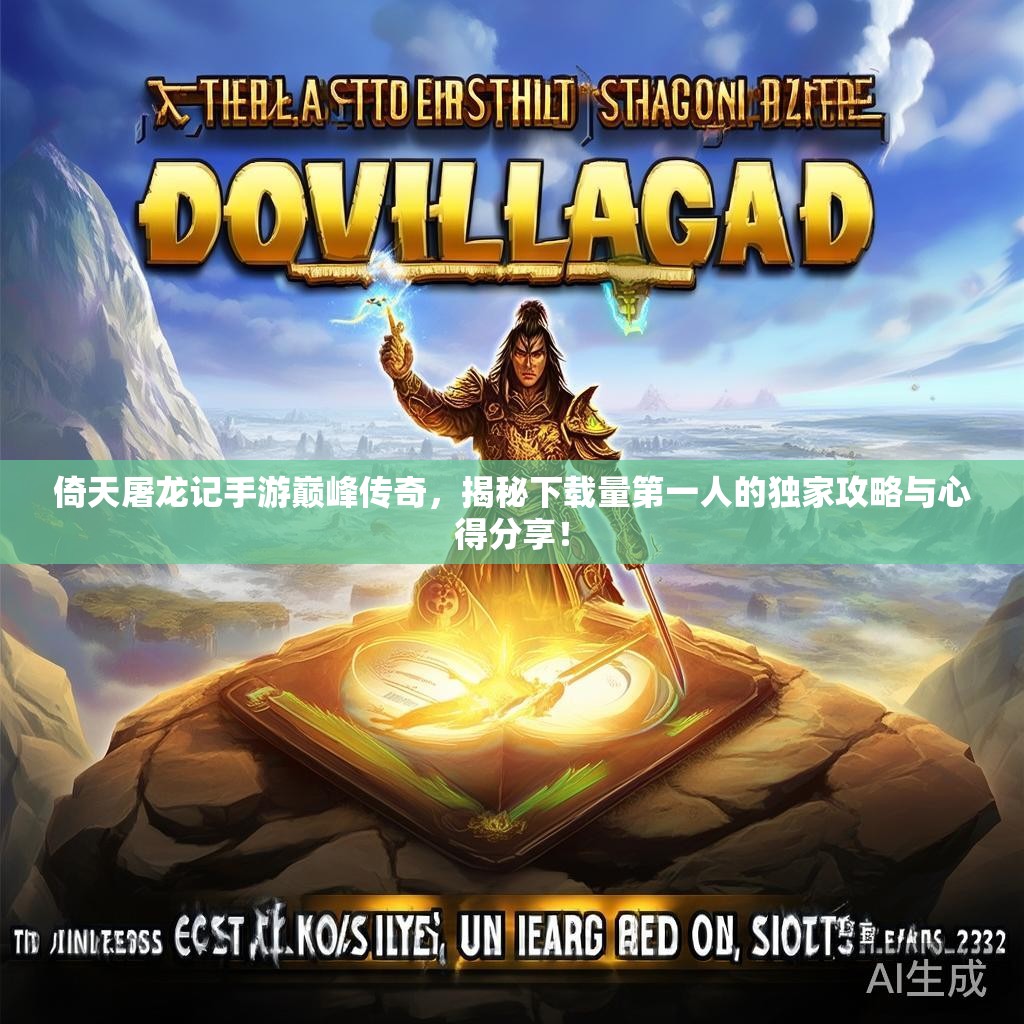 倚天屠龙记手游巅峰传奇,揭秘下载量第一人的独家攻略与心得分享! 倚天屠龙记手游巅峰传奇,揭秘下载量第一人的独家攻略与心得分享!