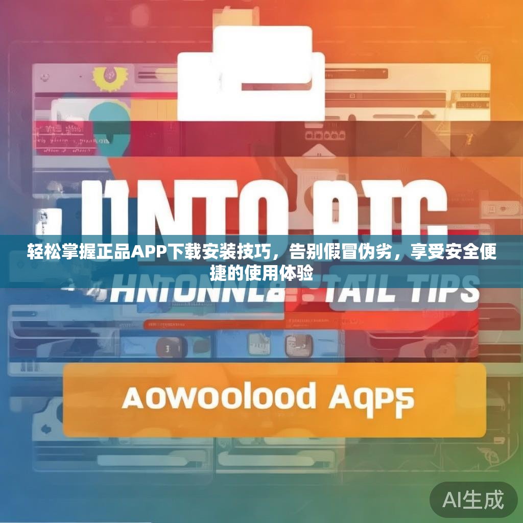 轻松掌握正品APP下载安装技巧,告别假冒伪劣,享受安全便捷的使用体验 轻松掌握正品APP下载安装技巧,告别假冒伪劣,享受安全便捷的使用体验