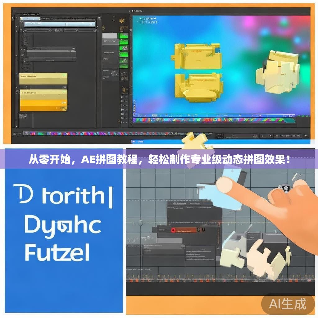 从零开始,AE拼图教程,轻松制作专业级动态拼图效果! 从零开始,AE拼图教程,轻松制作专业级动态拼图效果!