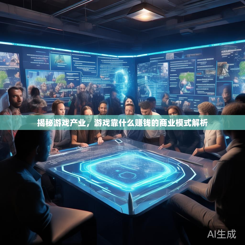 揭秘游戏产业，游戏靠什么赚钱的商业模式解析