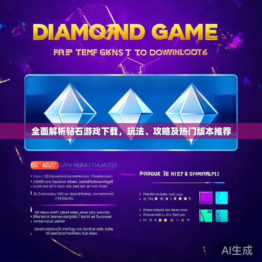 全面解析钻石游戏下载，玩法、攻略及热门版本推荐