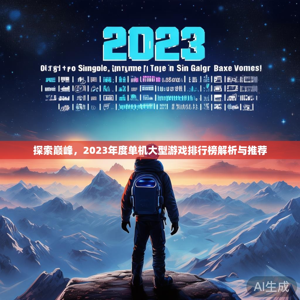 探索巅峰,2023年度单机大型游戏排行榜解析与推荐 探索巅峰,2023年度单机大型游戏排行榜解析与推荐
