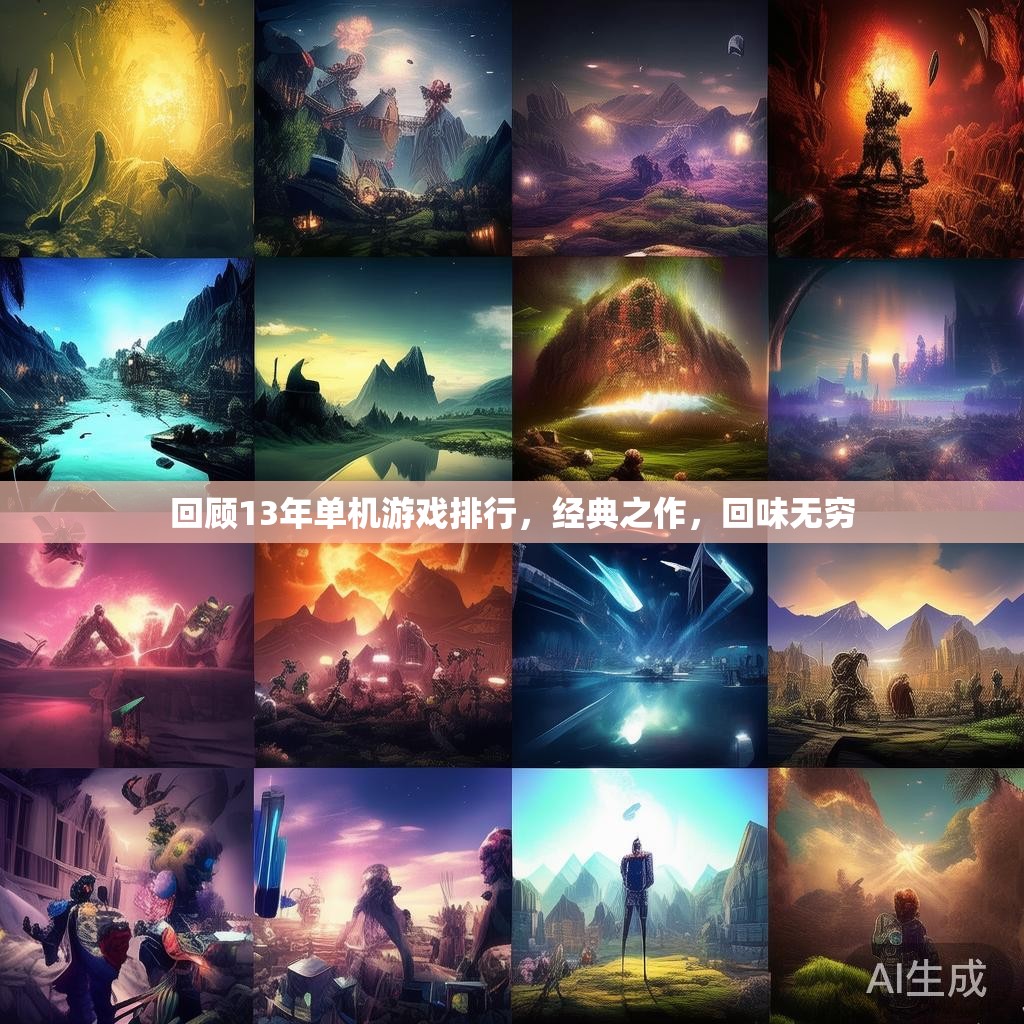 回顾13年单机游戏排行，经典之作，回味无穷