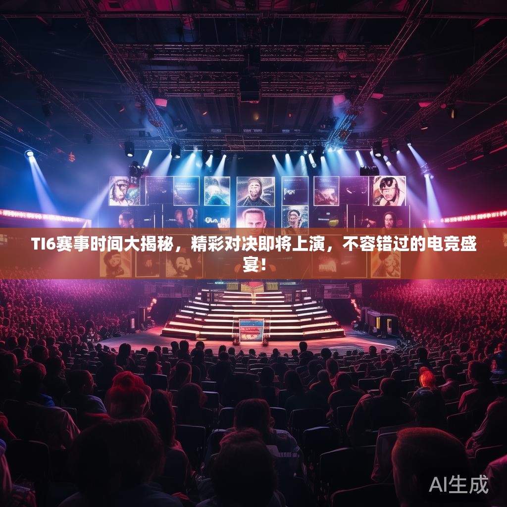 TI6赛事时间大揭秘，精彩对决即将上演，不容错过的电竞盛宴！