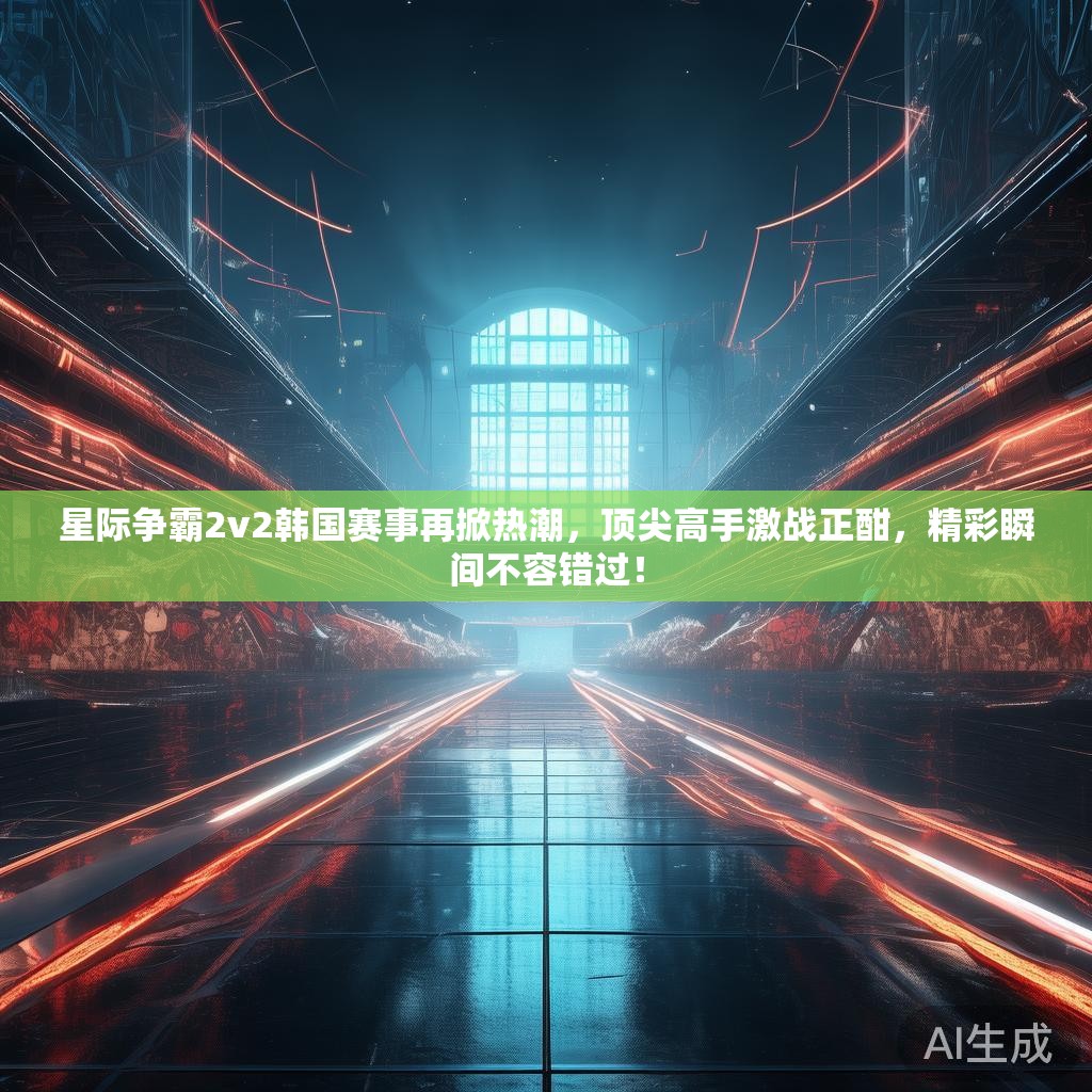 星际争霸2v2韩国赛事再掀热潮，顶尖高手激战正酣，精彩瞬间不容错过！