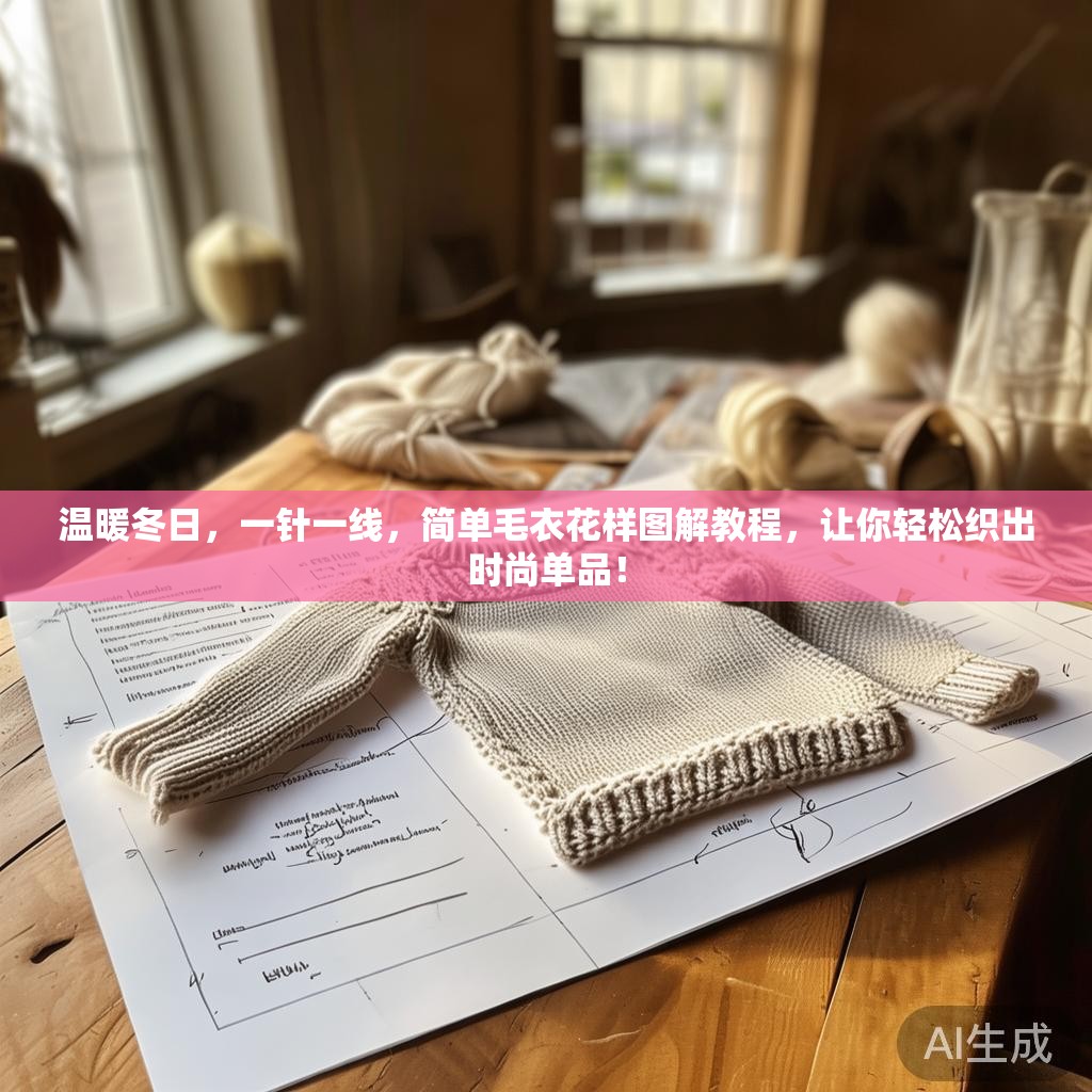 温暖冬日，一针一线，简单毛衣花样图解教程，让你轻松织出时尚单品！