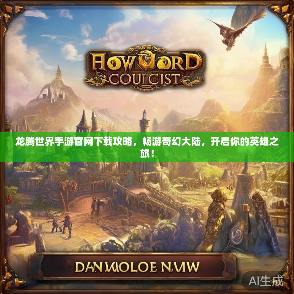 龙腾世界手游官网下载攻略，畅游奇幻大陆，开启你的英雄之旅！