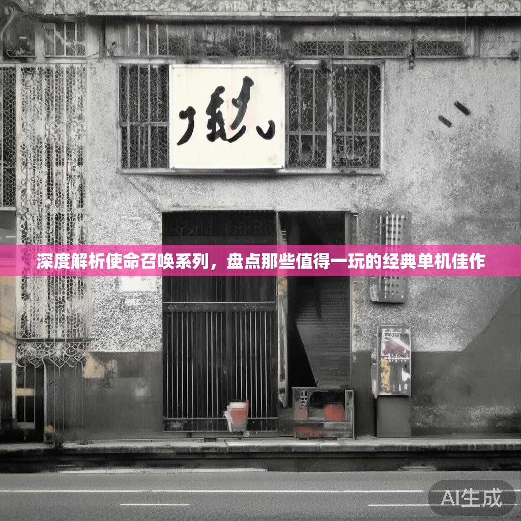 深度解析使命召唤系列，盘点那些值得一玩的经典单机佳作