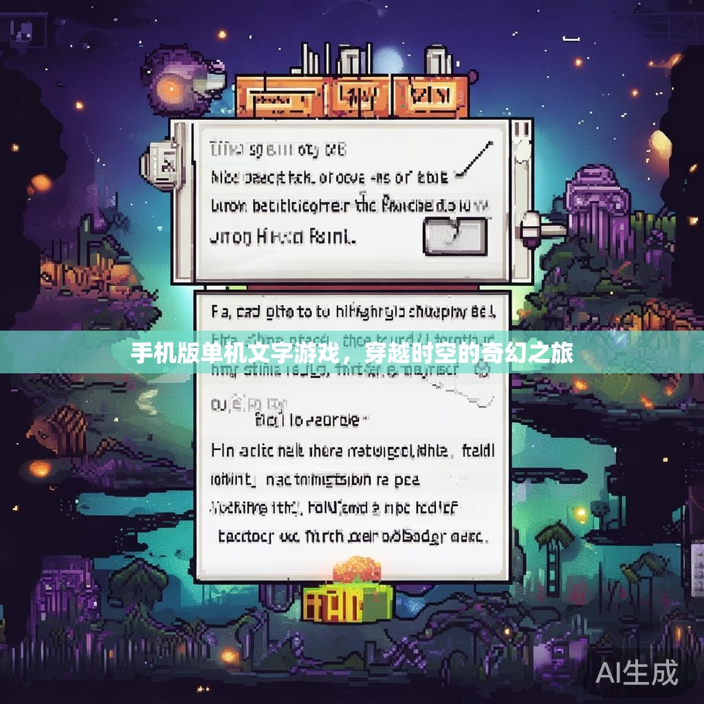 手机版单机文字游戏，穿越时空的奇幻之旅
