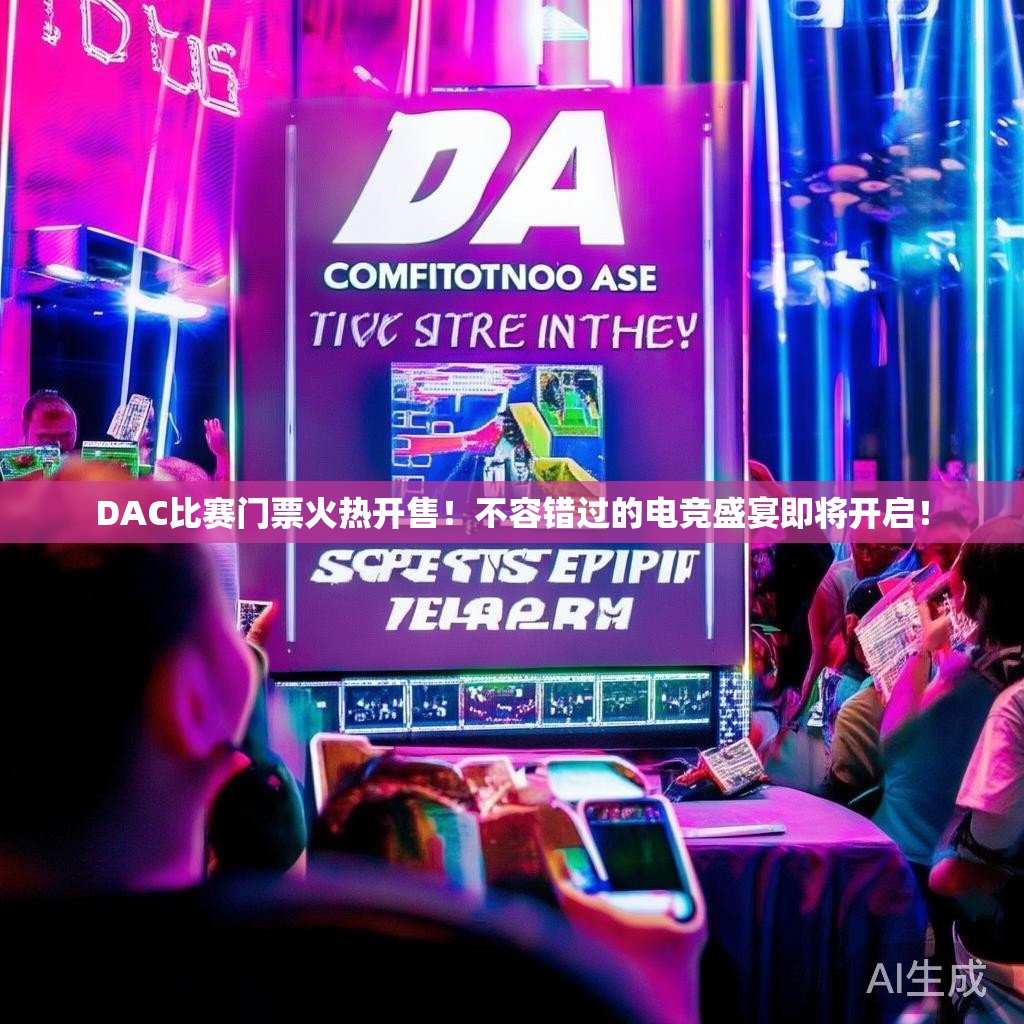 DAC比赛门票火热开售！不容错过的电竞盛宴即将开启！