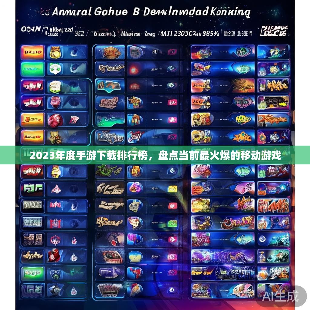 2023年度手游下载排行榜，盘点当前最火爆的移动游戏