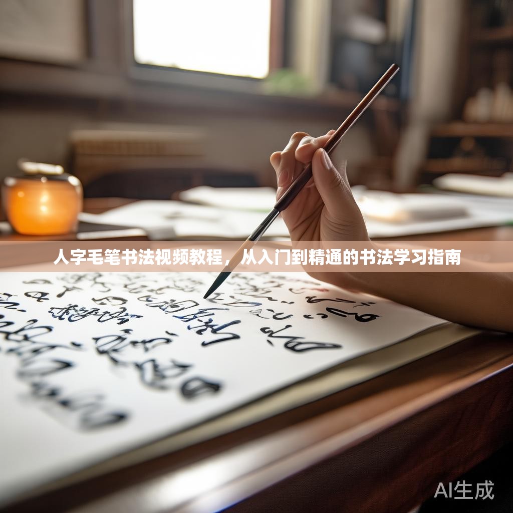 人字毛笔书法视频教程，从入门到精通的书法学习指南