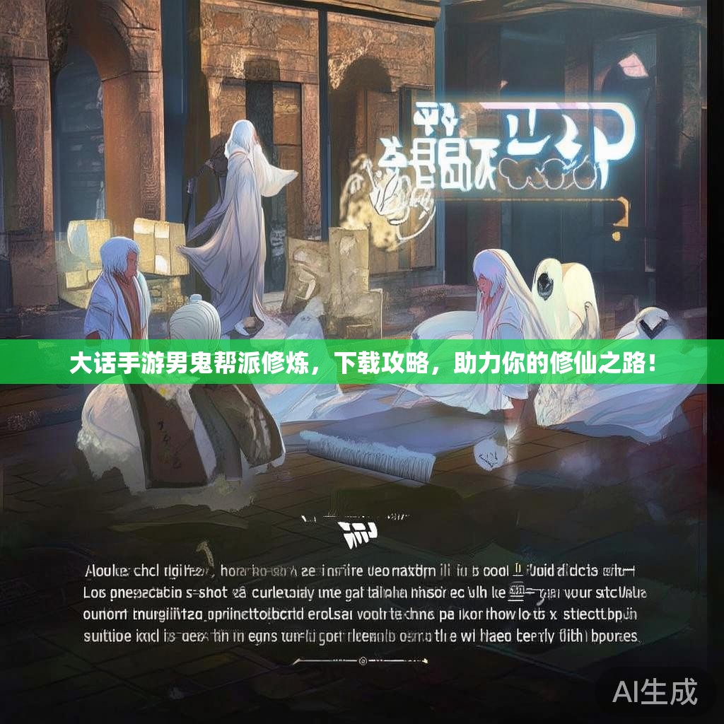 大话手游男鬼帮派修炼,下载攻略,助力你的修仙之路! 大话手游男鬼帮派修炼,下载攻略,助力你的修仙之路!