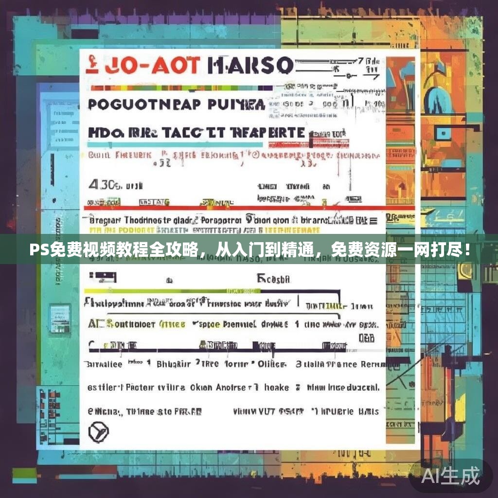 PS免费视频教程全攻略，从入门到精通，免费资源一网打尽！