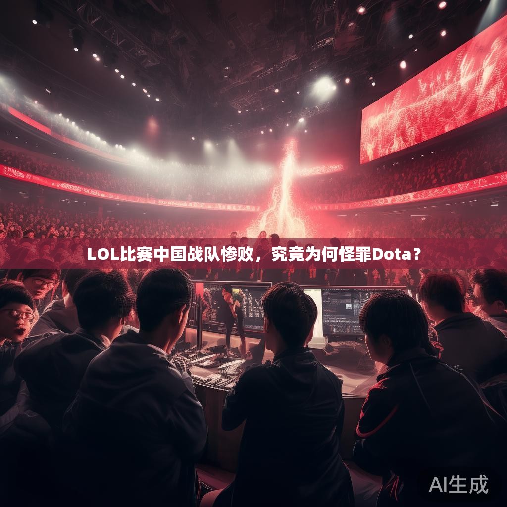 LOL比赛中国战队惨败，究竟为何怪罪Dota？