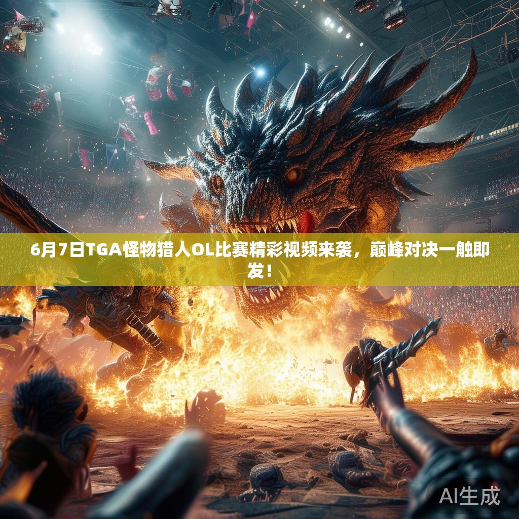 6月7日TGA怪物猎人OL比赛精彩视频来袭，巅峰对决一触即发！