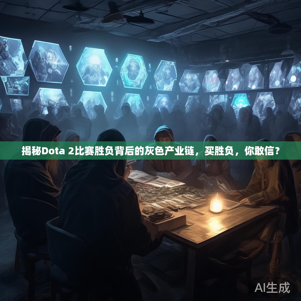 揭秘Dota 2比赛胜负背后的灰色产业链，买胜负，你敢信？